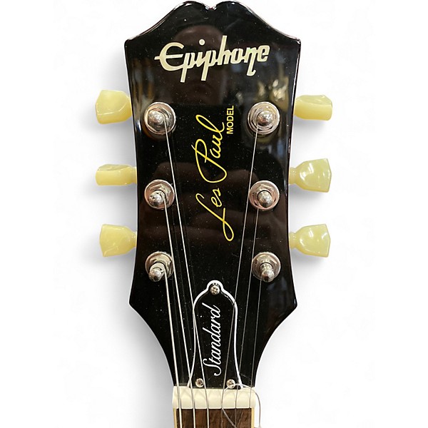 Used Epiphone Les Paul Standard 2 Tone Sunburst Solid Body Electric Guitar