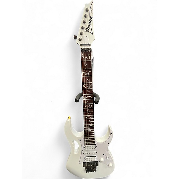 Used Ibanez JEMJR Alpine White Solid Body Electric Guitar