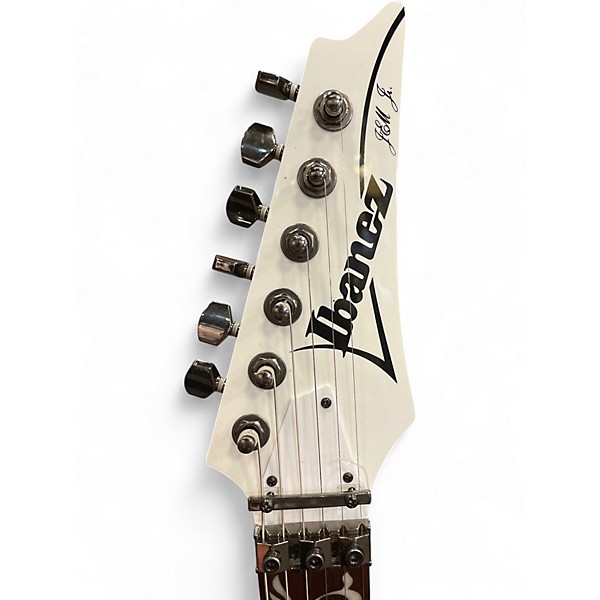 Used Ibanez JEMJR Alpine White Solid Body Electric Guitar