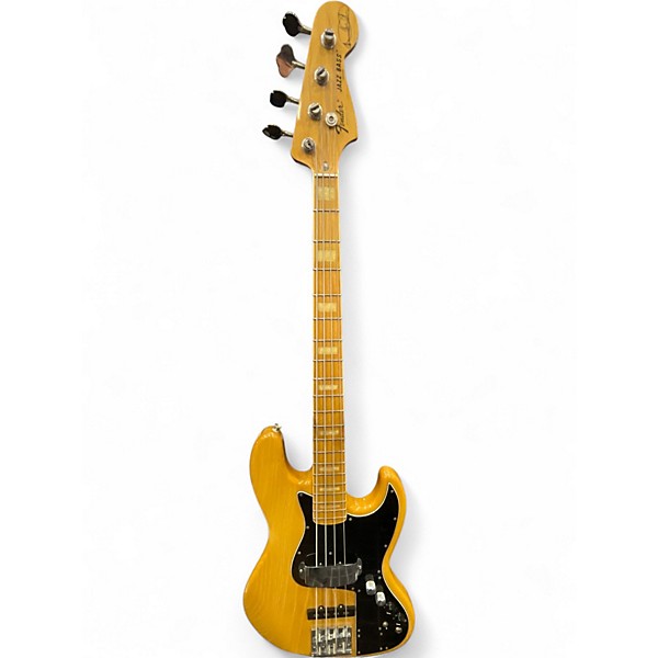 Used 1999 Fender Marcus Miller Signature Jazz Bass Natural Electric Bass Guitar