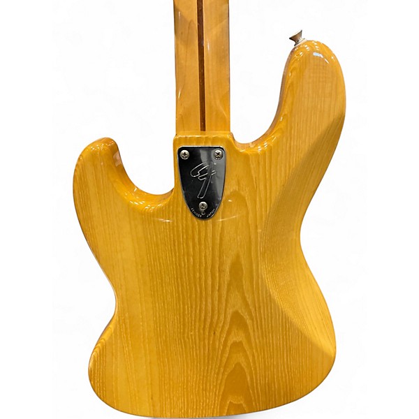 Used 1999 Fender Marcus Miller Signature Jazz Bass Natural Electric Bass Guitar