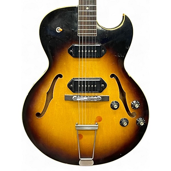 Vintage 1956 Gibson ES225T Sunburst Hollow Body Electric Guitar
