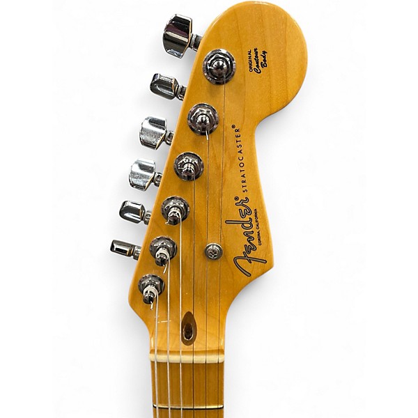 Used 2021 Fender American Professional II Stratocaster Blue Solid Body Electric Guitar