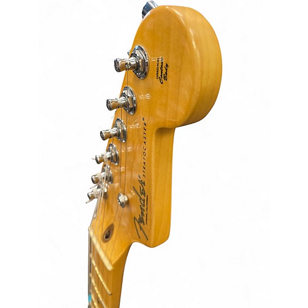 Used 2021 Fender American Professional II Stratocaster Blue Solid Body Electric Guitar