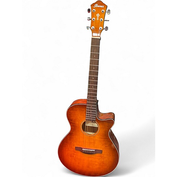 Used Ibanez AVN4 Brown Sunburst Acoustic Guitar