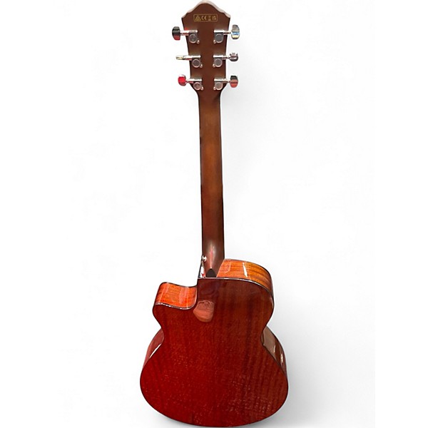 Used Ibanez AVN4 Brown Sunburst Acoustic Guitar