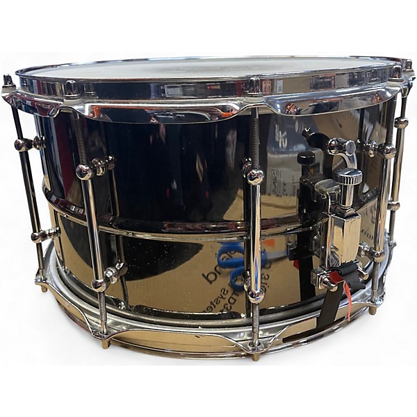 Used Ludwig 8X14 Black Magic Snare Black Chrome Drum