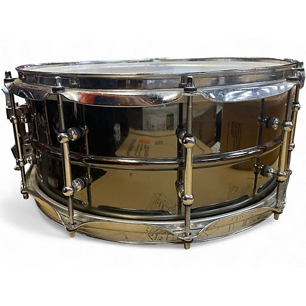 Used Ludwig 6.5X14 Black Beauty LB417 Black Chrome Drum