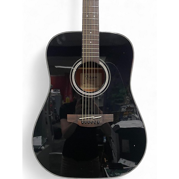 Used Takamine GD30 Black Acoustic Guitar