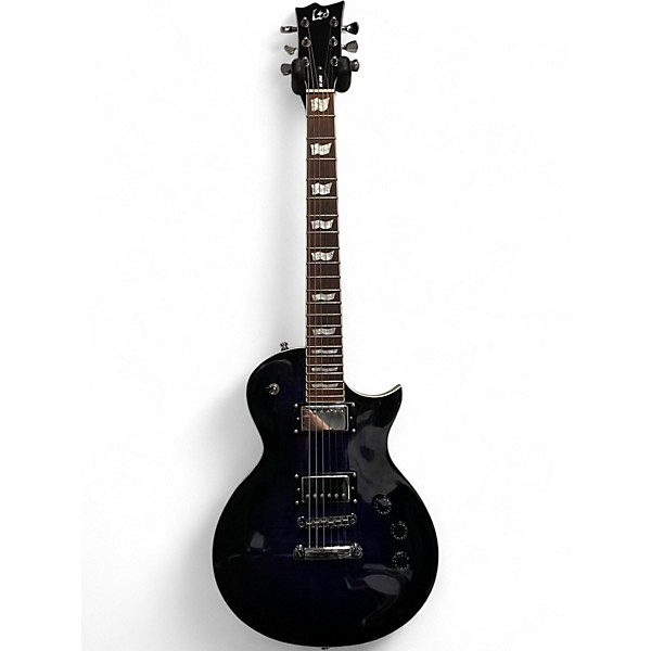 Used ESP LTD EC256FM Trans Purple Solid Body Electric Guitar