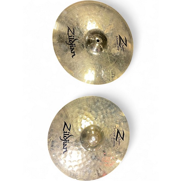 Used Zildjian 15in Z Custom Hi Hat Pair Cymbal