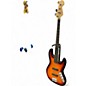 Used 2011 Squier Vintage Modified Fretless Jazz Bass 3 Tone Sunburst Electric Bass Guitar