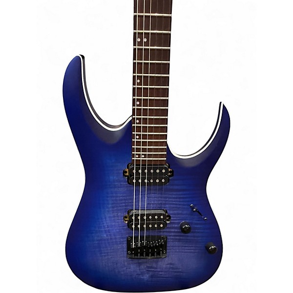 Used Ibanez RGA42FM Blue Burst Solid Body Electric Guitar