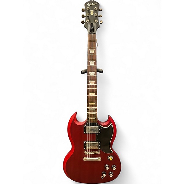 Used Epiphone SG Red Solid Body Electric Guitar