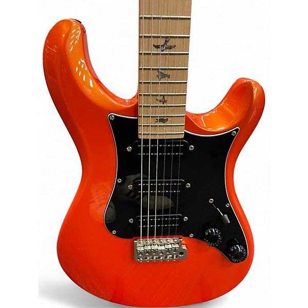Used PRS SE NF3 Metallic Orange Solid Body Electric Guitar