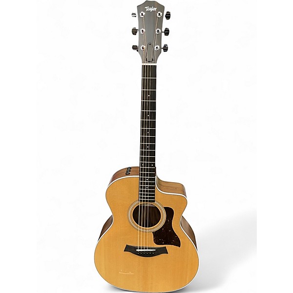 Used Taylor 214CE Natural Acoustic Electric Guitar