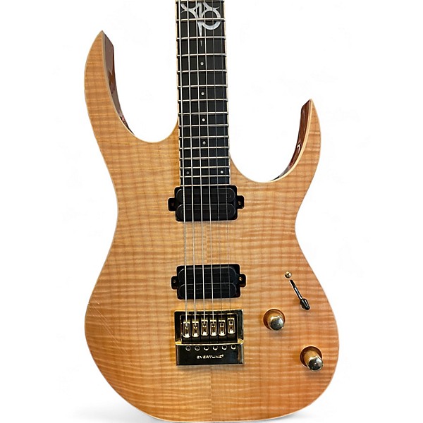 Used Solar Guitars SR1.6FM Natural Solid Body Electric Guitar
