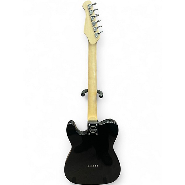 Used Donner DTL100 Black and White Solid Body Electric Guitar