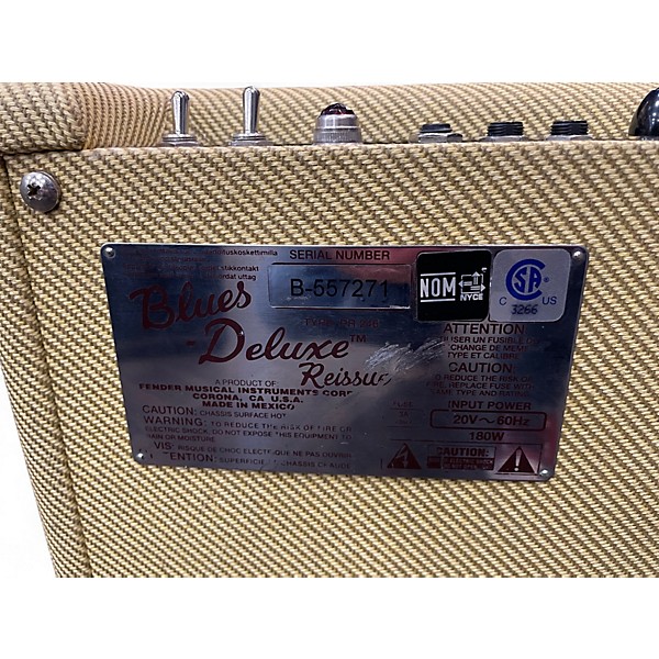 Used Fender Blues Deluxe Reissue 40W 1x12 Tweed Tube Guitar Combo Amp
