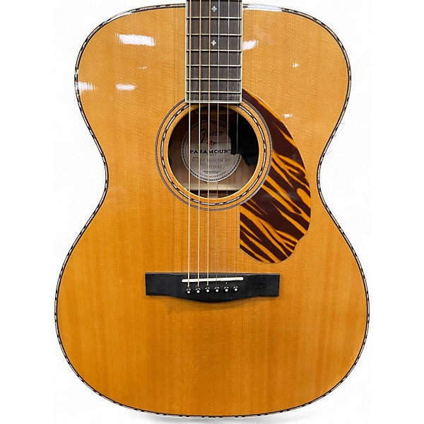 Used Fender PARAMOUNT PO-220E Natural Acoustic Electric Guitar