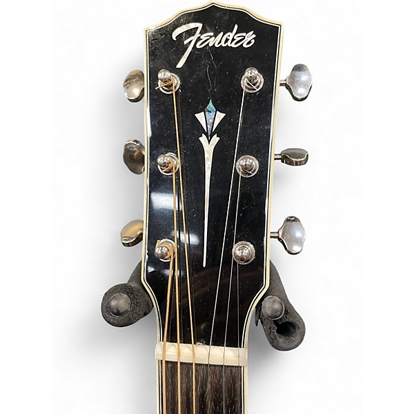 Used Fender PARAMOUNT PO-220E Natural Acoustic Electric Guitar