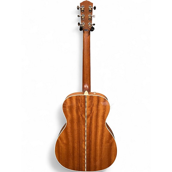 Used Fender PARAMOUNT PO-220E Natural Acoustic Electric Guitar