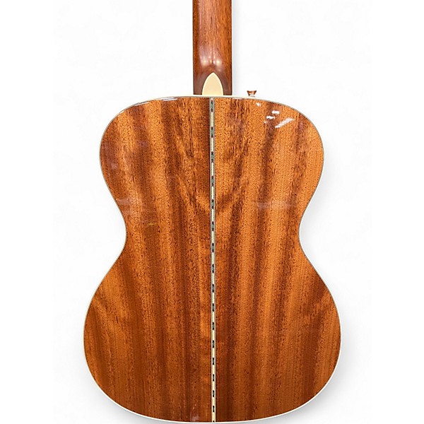 Used Fender PARAMOUNT PO-220E Natural Acoustic Electric Guitar