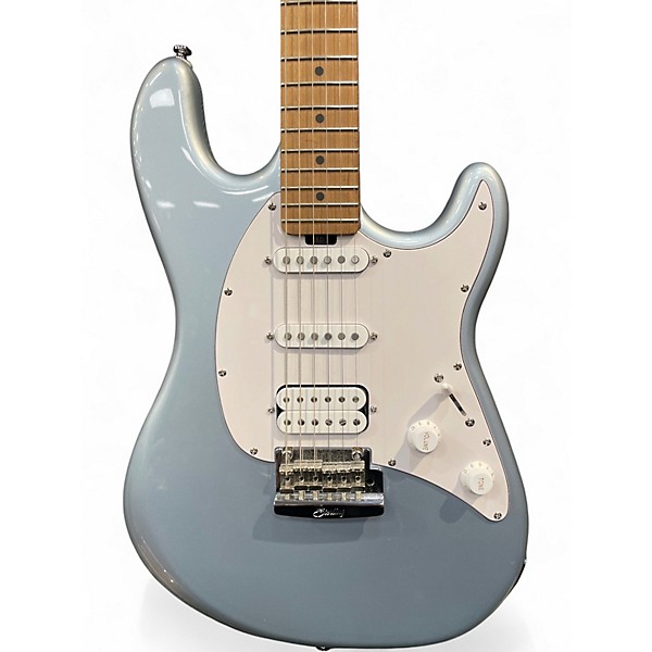 Used Sterling by Music Man CUTLASS HSS Ice Blue Metallic Solid Body Electric Guitar