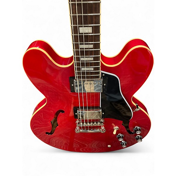 Used Epiphone Marty schwartz Cherry Hollow Body Electric Guitar