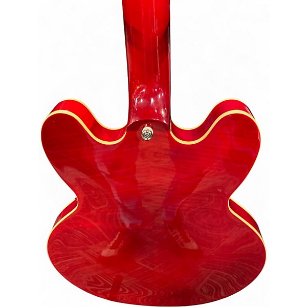 Used Epiphone Marty schwartz Cherry Hollow Body Electric Guitar