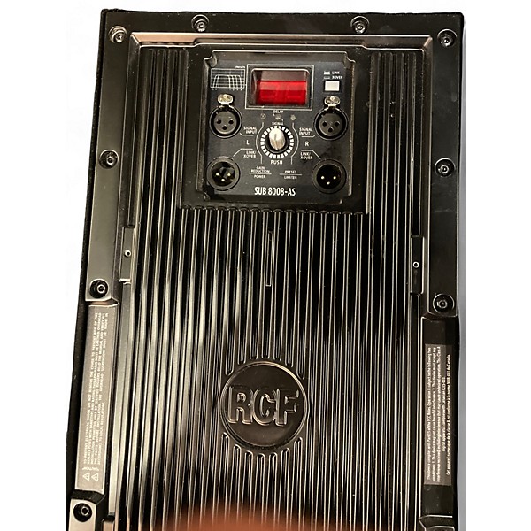 Used RCF SUB 8008-AS 18" 4,400W Active Subwoofer Powered Subwoofer