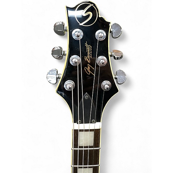 Used Greg Bennett Design by Samick JZ-1 Black Hollow Body Electric Guitar