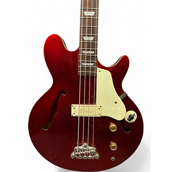 Used Epiphone Jack Casady Signature Burgundy Electric Bass Guitar