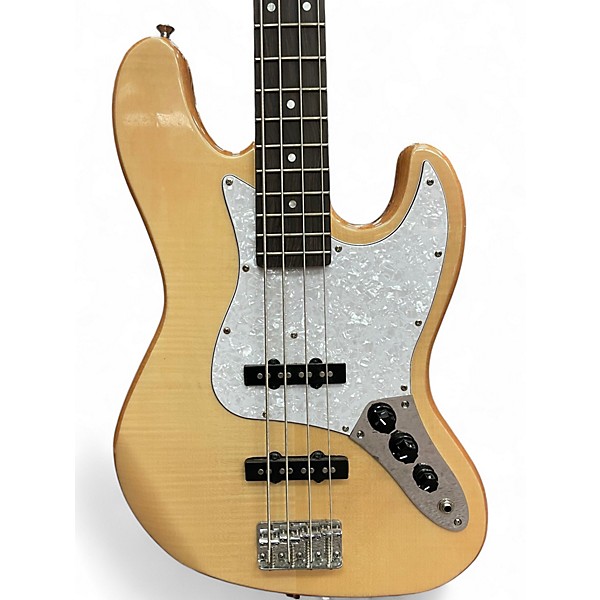 Used Indio JAZZ STYLE BASS Natural Electric Bass Guitar