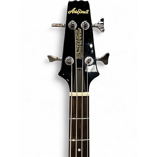Used Aria pro ii one Black Electric Bass Guitar