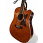 Used Epiphone DR500MCE Masterbuilt Natural Acoustic Electric Guitar