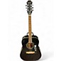 Used Epiphone DR100 Ebony Acoustic Guitar thumbnail