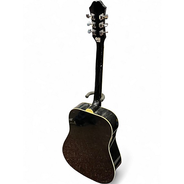 Used Epiphone DR100 Ebony Acoustic Guitar