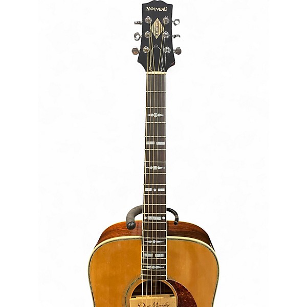 Vintage 1980s Nouveau NV-6R Natural Acoustic Guitar