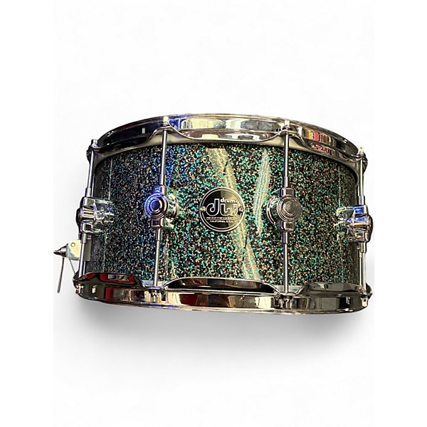 Used DW 14X6.5 Performance Series Snare Ocean Blue Drum