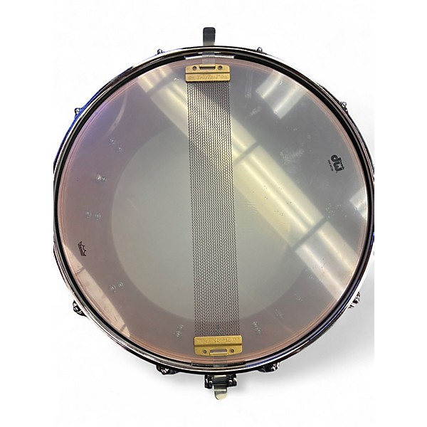 Used DW 14X6.5 Performance Series Snare Ocean Blue Drum
