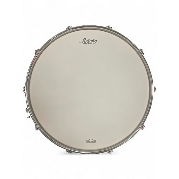 Used Ludwig 6.5X14 classic oak snare Gold Drum