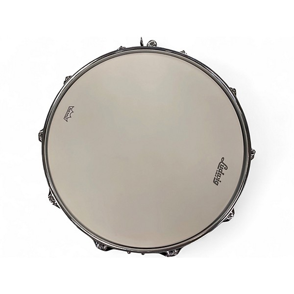 Used Ludwig 5X14 classic maple snare Silver Sparkle Drum