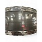 Used Ludwig 6.5X14 ACROLITE SNARE Black and White Drum