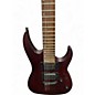 Used Mitchell MM100 Mini Wine Red Solid Body Electric Guitar
