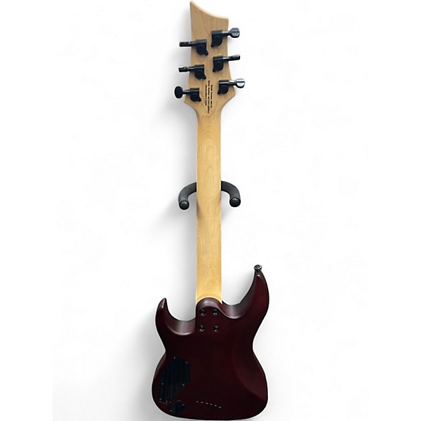 Used Mitchell MM100 Mini Wine Red Solid Body Electric Guitar