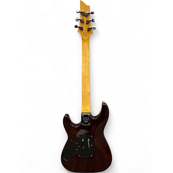 Used Schecter Guitar Research Omen 6 Extreme FR Amber Solid Body Electric Guitar