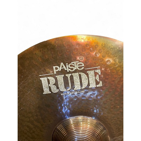 Used Paiste 22in RUDE POWER RIDE "THE REIGN" Cymbal