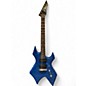 Used B.C. Rich Bronze Series Warlock Sonic Blue Solid Body Electric Guitar thumbnail