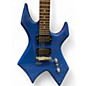Used B.C. Rich Bronze Series Warlock Sonic Blue Solid Body Electric Guitar